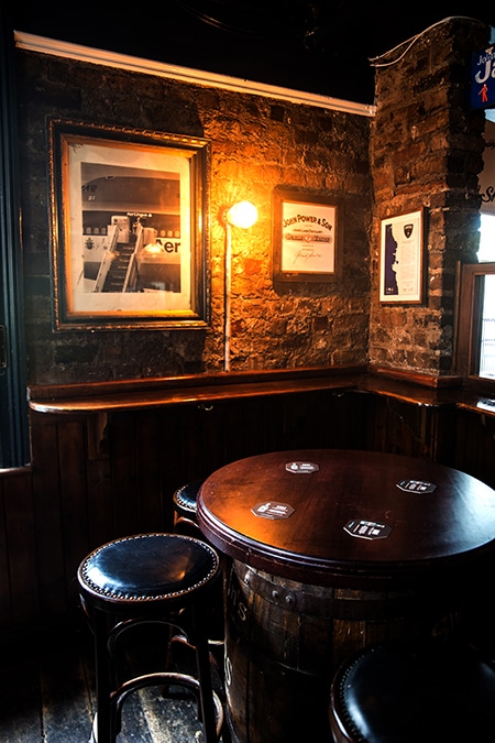 Whiskey Bar at Sheehans, Chatham St. Dublin